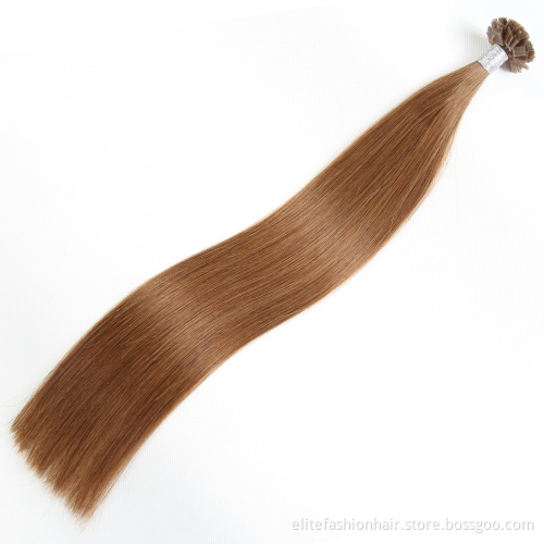 Wholesale Cheap high quality Human hair extension Flat Tip Italy Keratin Prebonded Hair Extensions Flat Tip Hair extensions